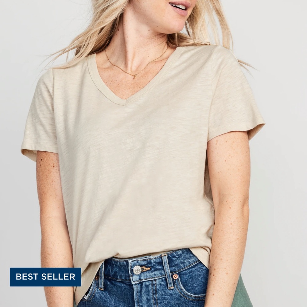 3 PACK  NWT ‼️ EveryWear V-Neck Slub-Knit T-Shirt